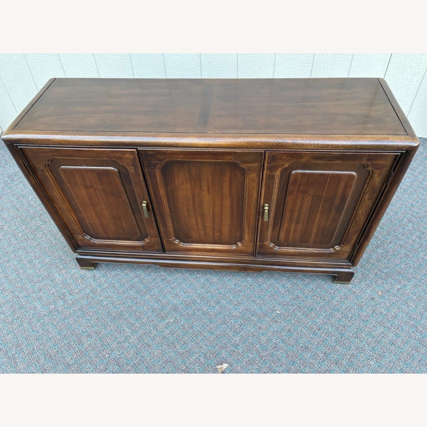 Walnut Buffet Sideboard Server Cabinet - image-1