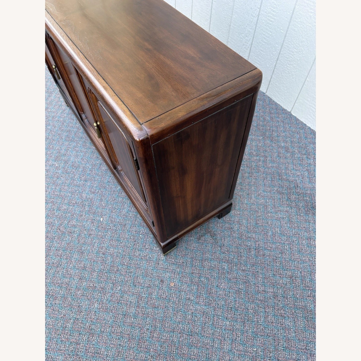Walnut Buffet Sideboard Server Cabinet - image-10
