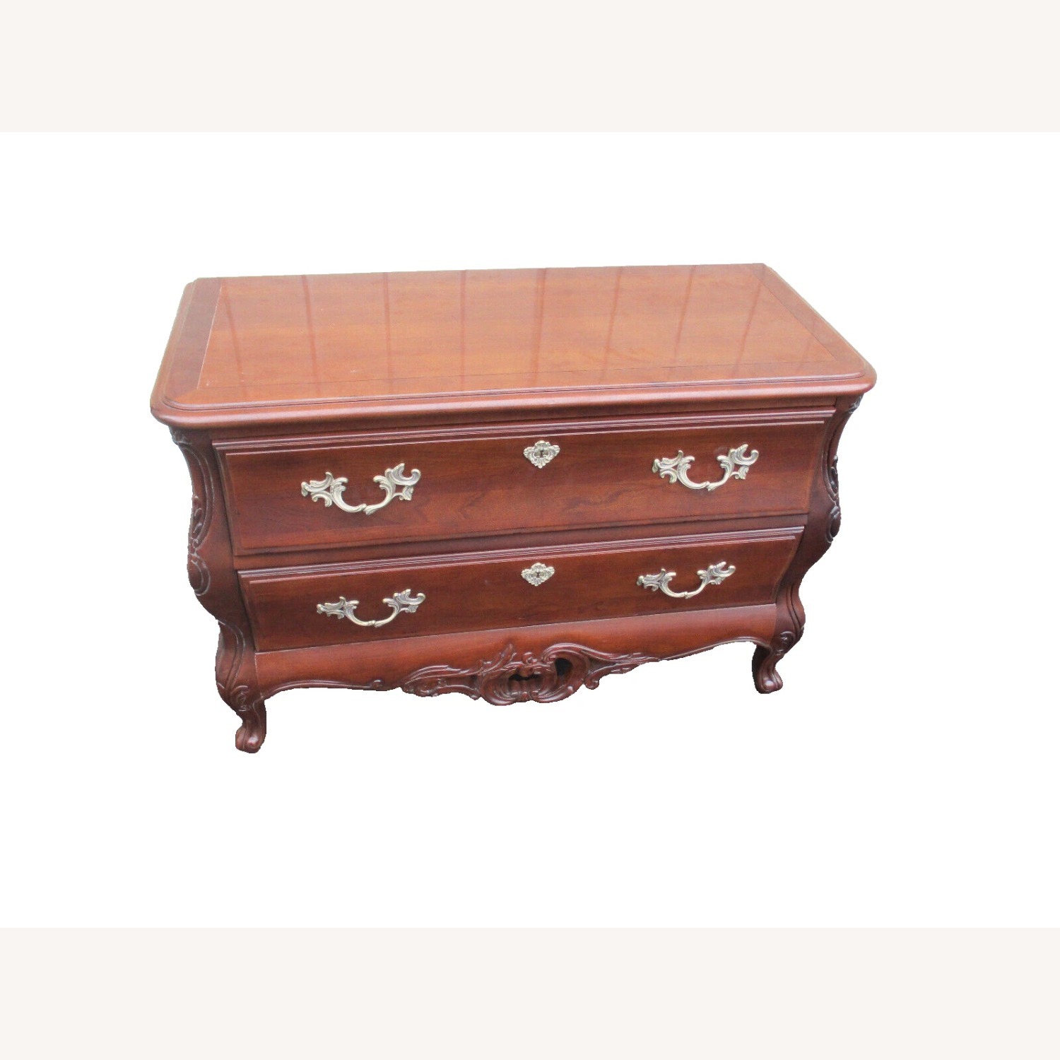 Century Furniture Dark Brown Dresser Chest Cabinet - image-1