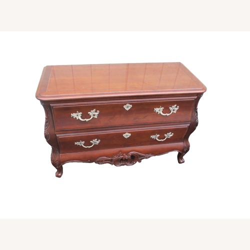 Used Century Furniture Dark Brown Dresser Chest Cabinet for sale on AptDeco