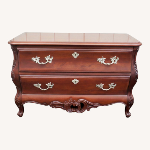Used Century Furniture Dark Brown Dresser Chest Cabinet for sale on AptDeco