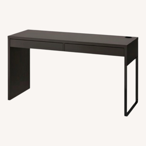 Used IKEA MICKE Dark Brown Desk for sale on AptDeco