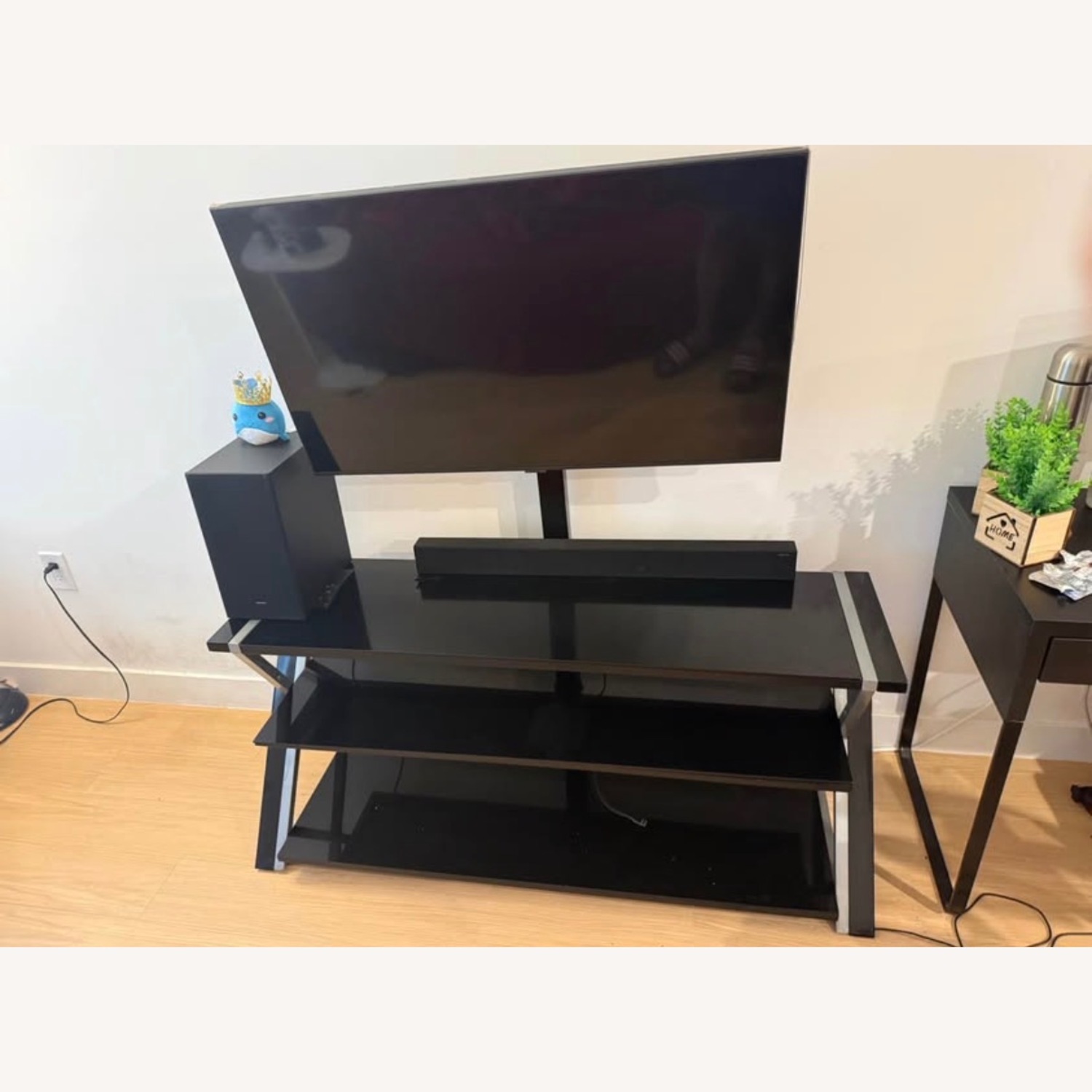 Ikram Design Black Glass TV stand  - image-3