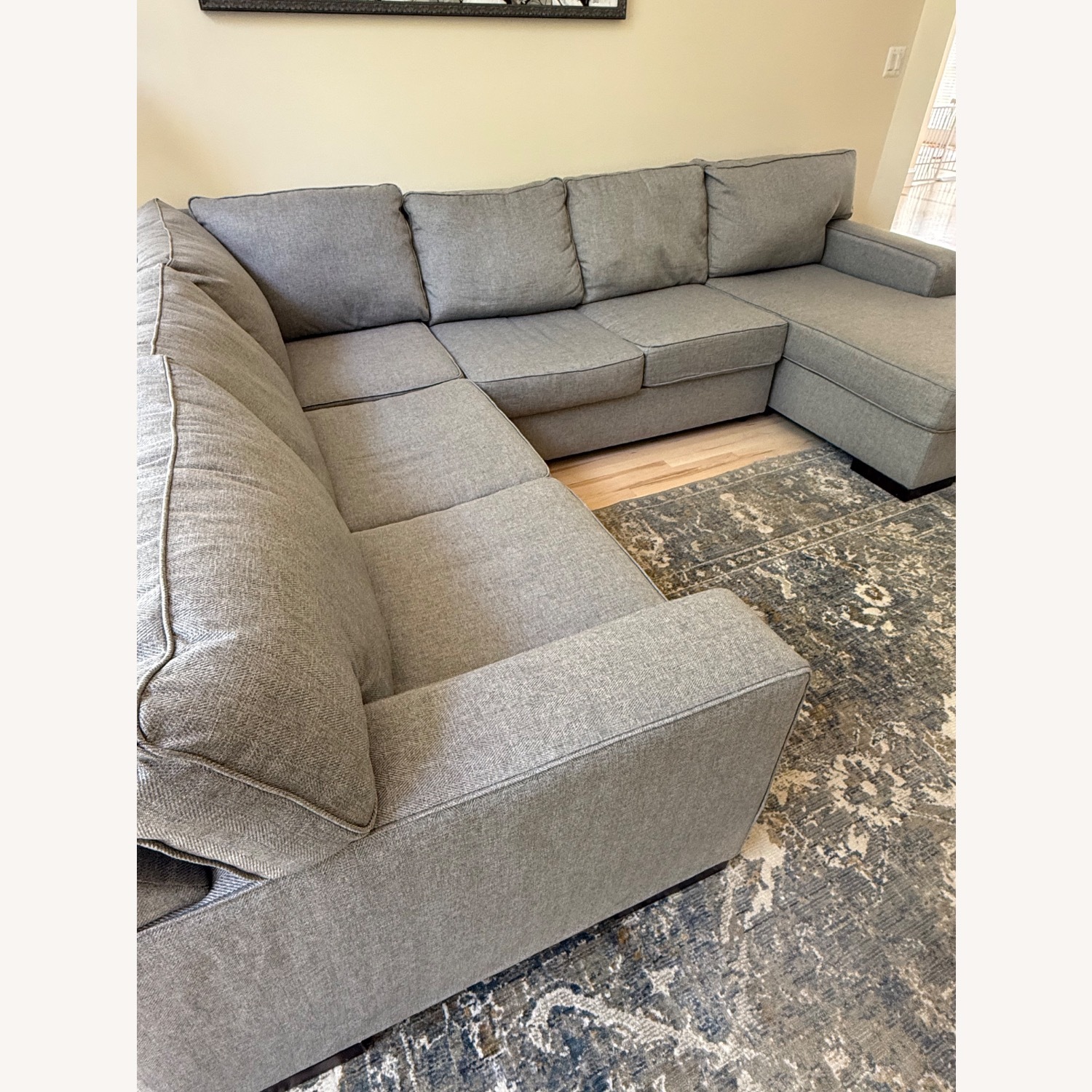 Ashley Furniture Ashlor Nuvella 4-Piece Sectional with Chaise - image-2