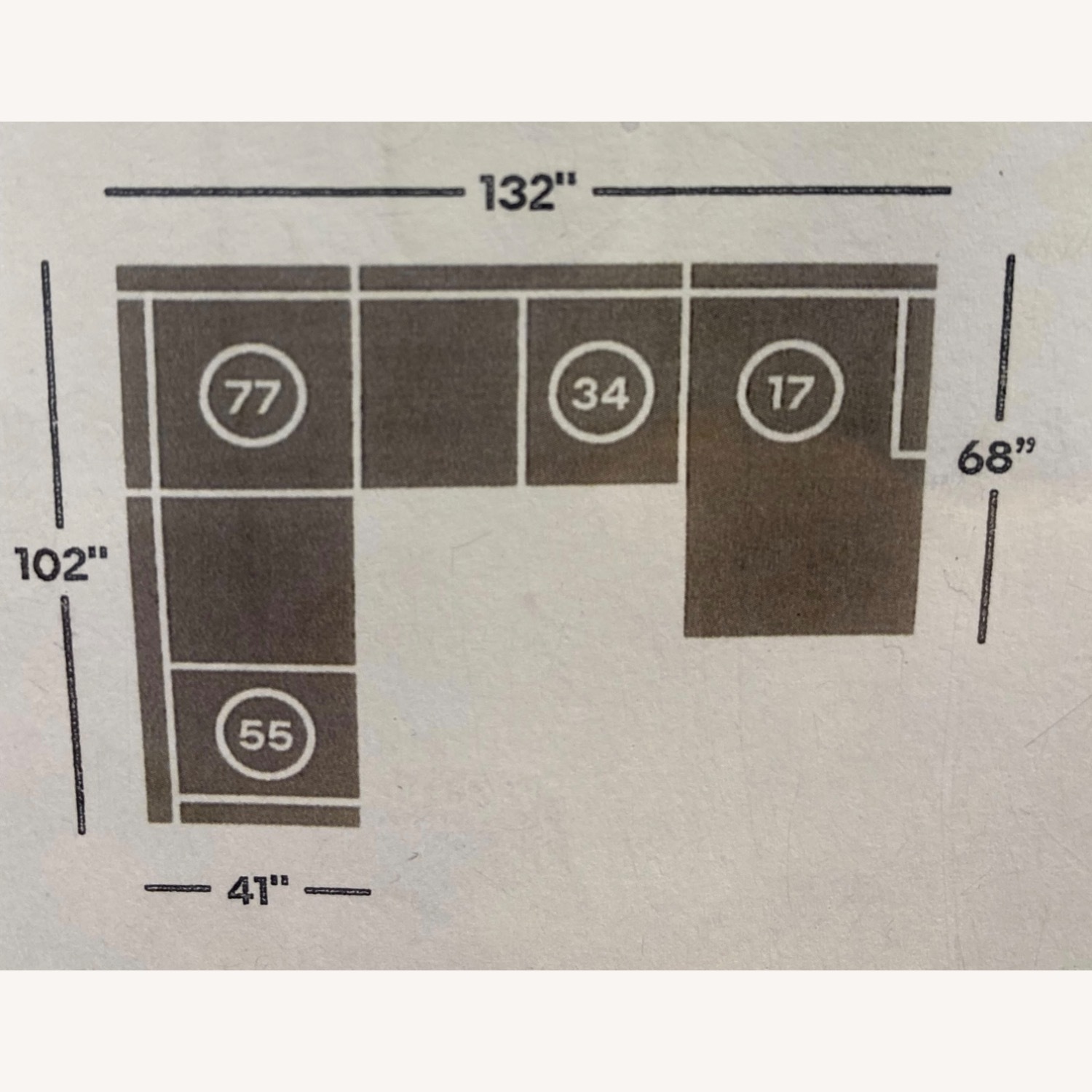 Ashley Furniture Ashlor Nuvella 4-Piece Sectional with Chaise - image-4