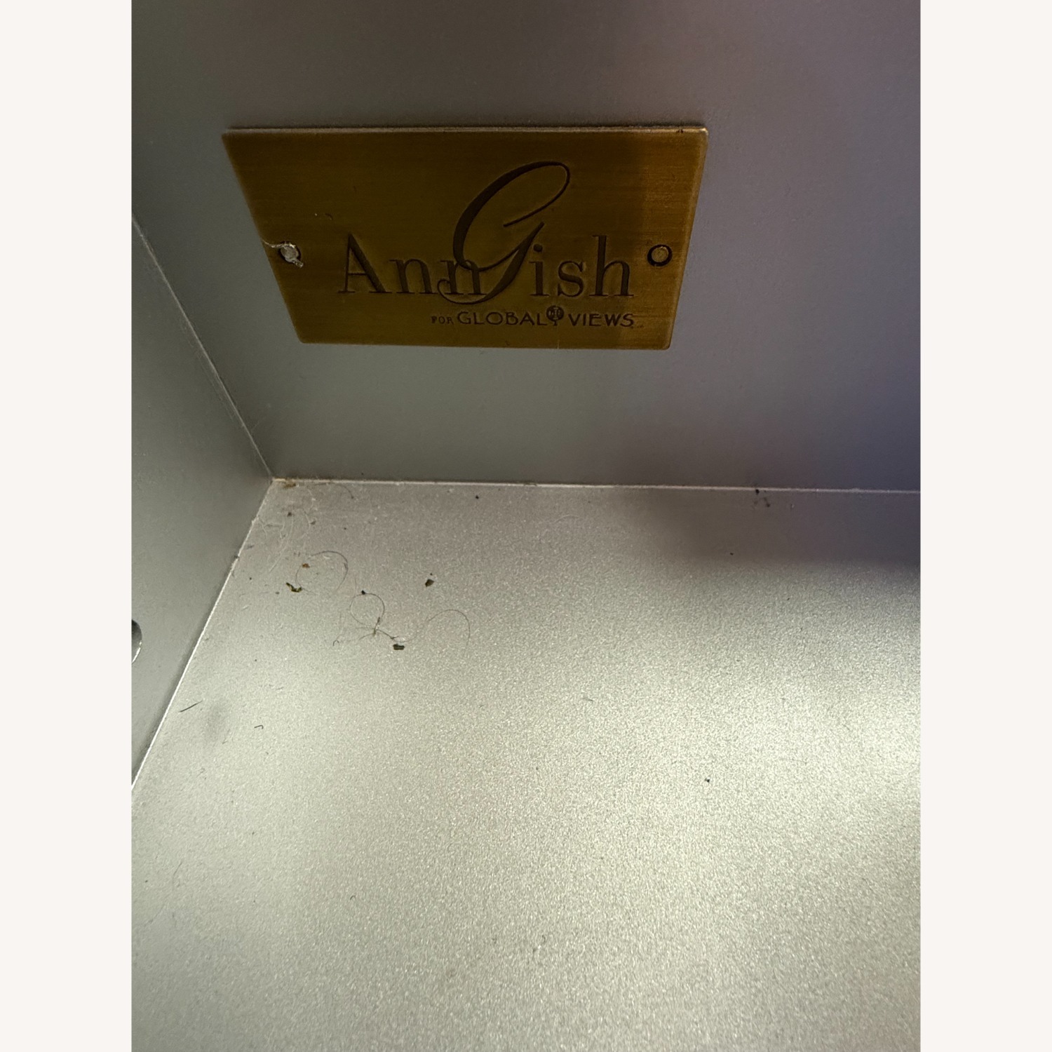 Global Views Ann Gish Light Gray Wood Nightstands - image-7