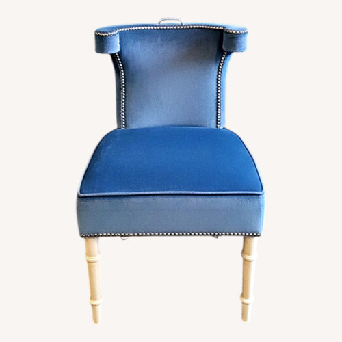 Used Ballard Designs Blue Dining Chairs for sale on AptDeco
