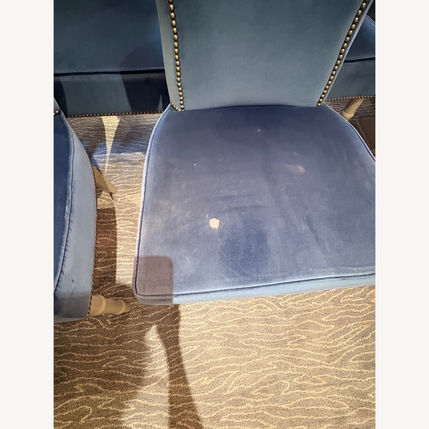 Ballard Designs Blue Dining Chairs - image-10