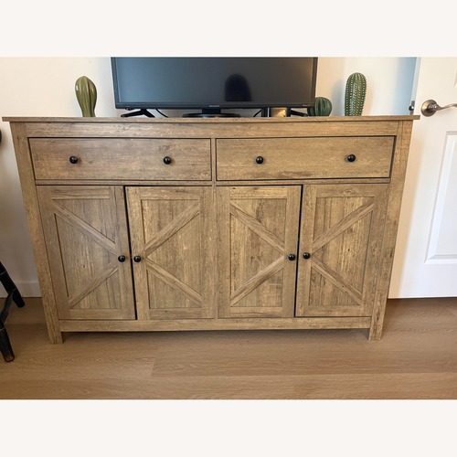 Used Wayfair Laurel Foundry Light Brown Wood Sideboard for sale on AptDeco