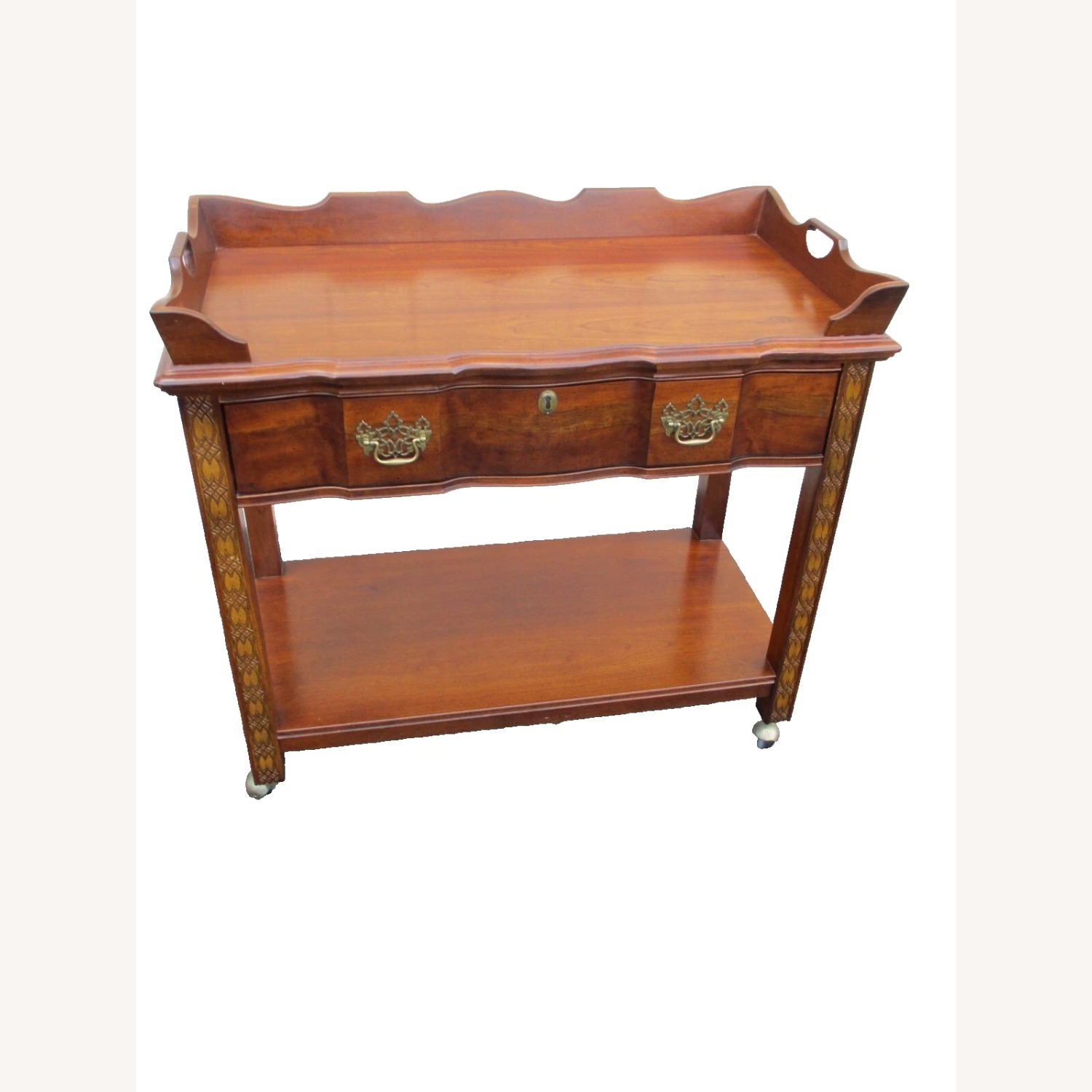 National Mount Airey Mahogany Sideboard Cabinet - image-1