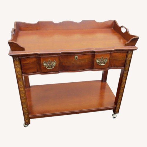 Used National Mount Airey Mahogany Sideboard Cabinet for sale on AptDeco