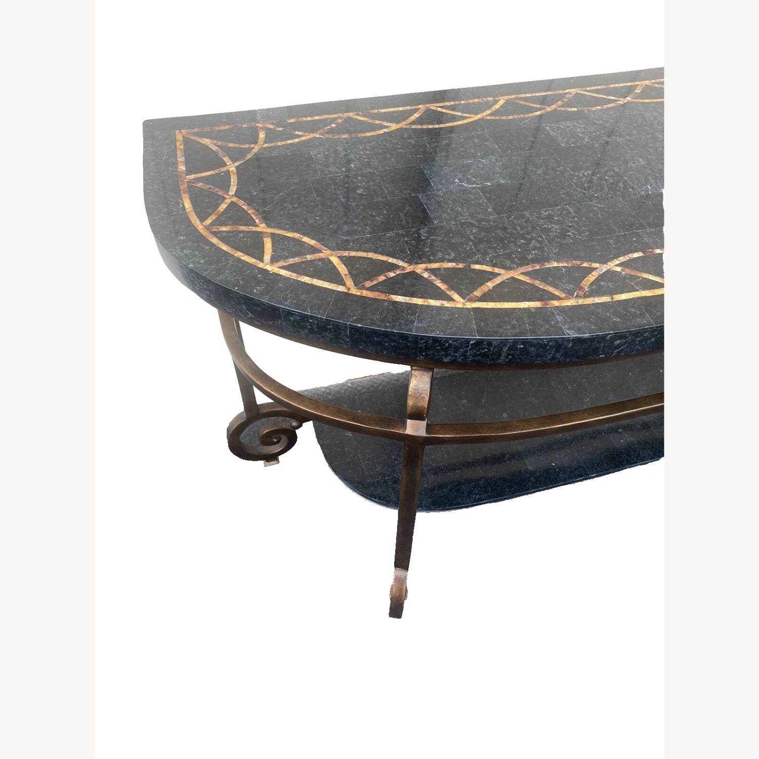  Marble Top Console Table Stand Sideboard Server - image-8
