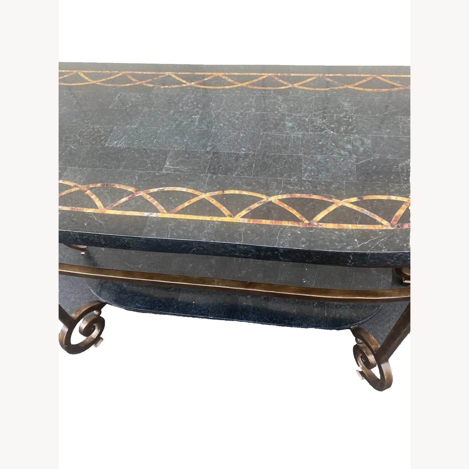  Marble Top Console Table Stand Sideboard Server - image-9