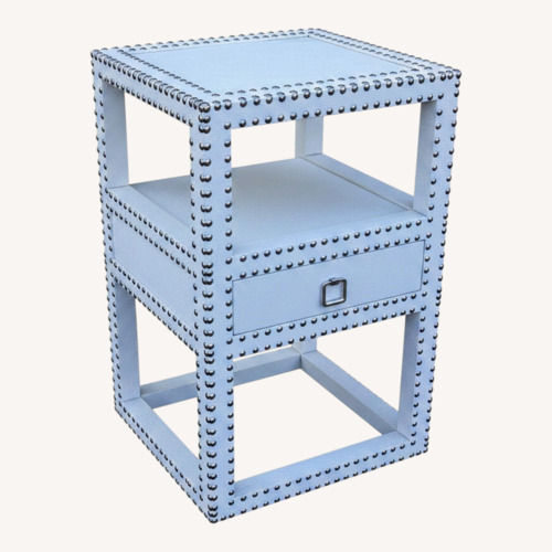 Used Pair Decorator Modern Nightstand End Table Stand for sale on AptDeco