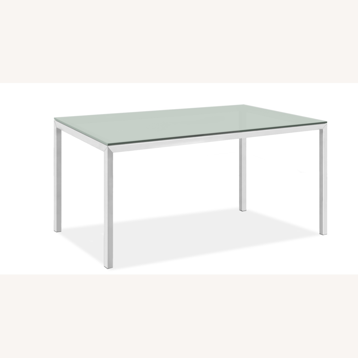 Room & Board Parsons Steel & Glass Dining Table - image-4