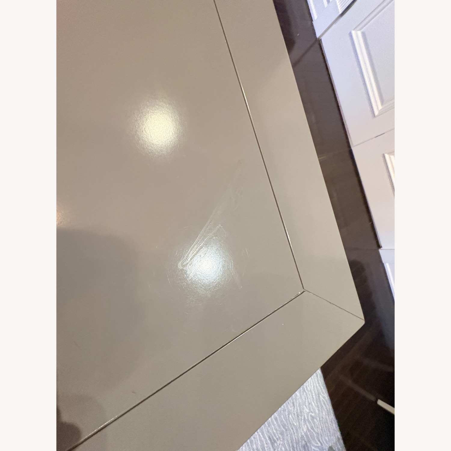 Grey Pedestal Table - image-6