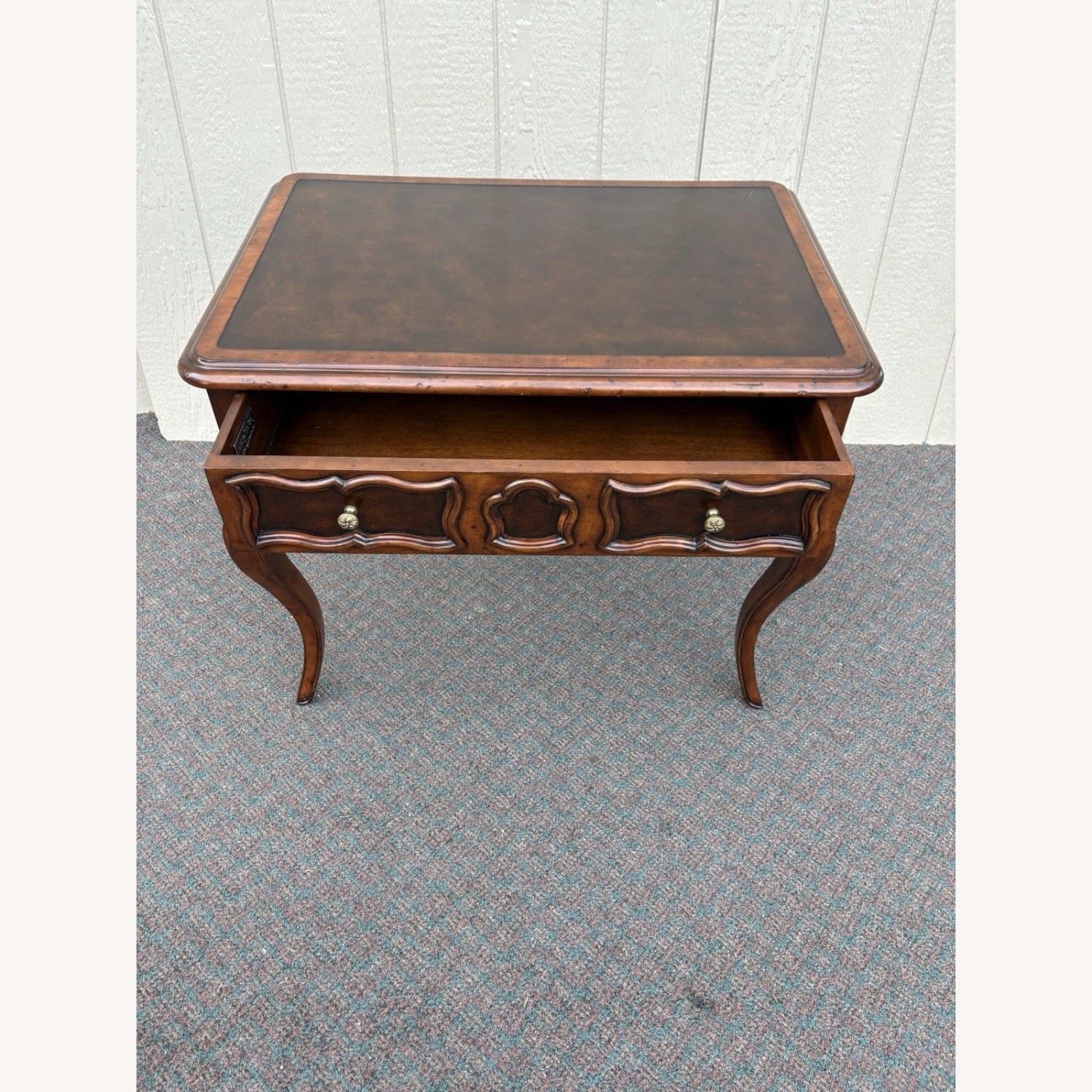 DREXEL HERITAGE Console Library Table with Drawer - image-3