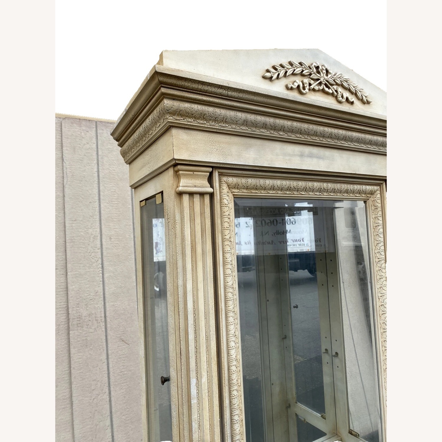 Modern White Curio China Cabinet - image-5