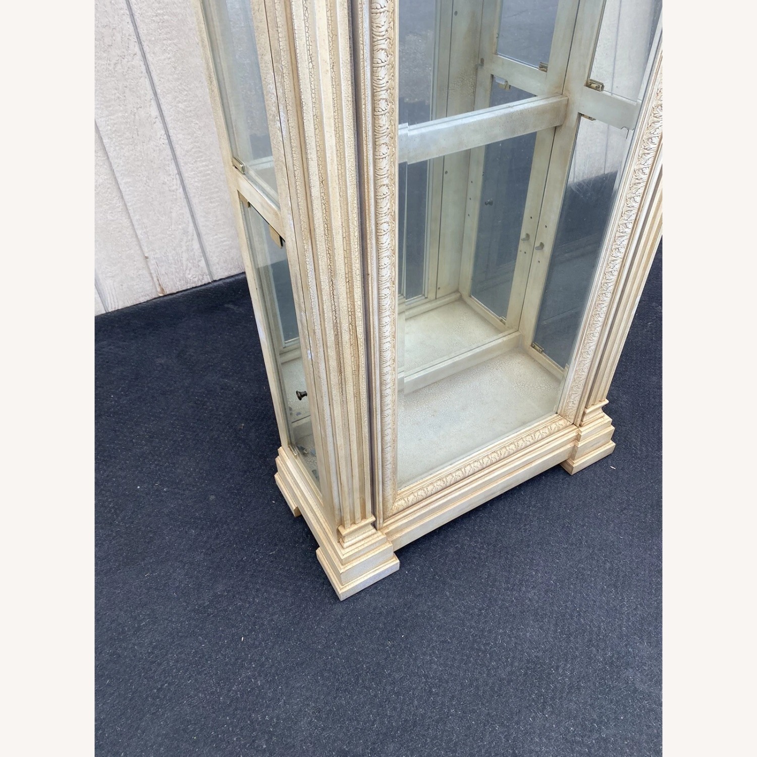 Modern White Curio China Cabinet - image-3