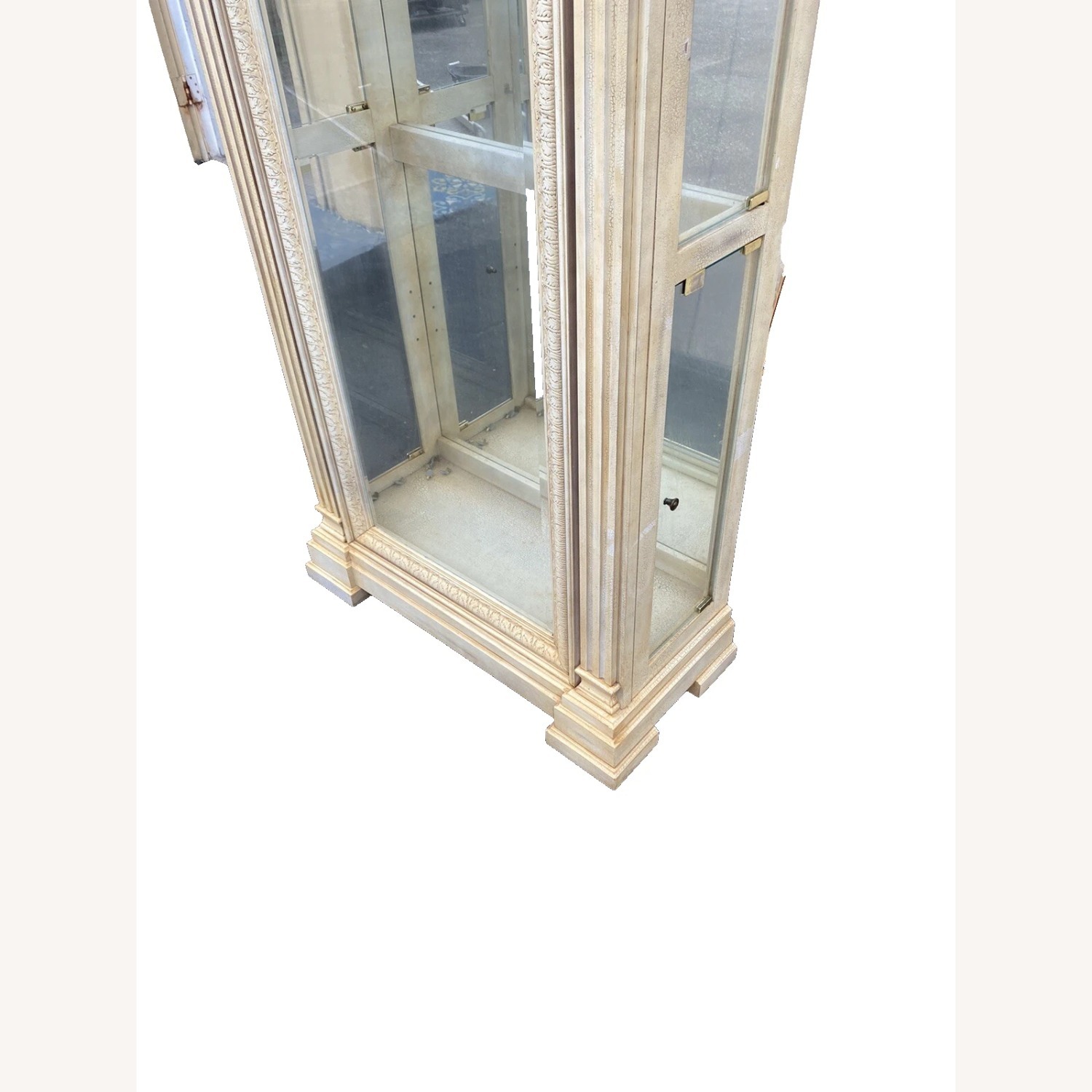 Modern White Curio China Cabinet - image-4