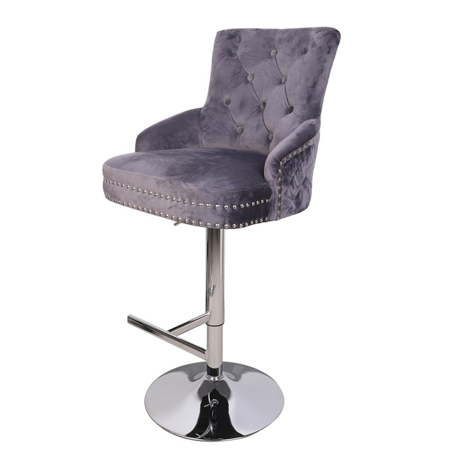 One King's Lane Gray Barstools - image-6