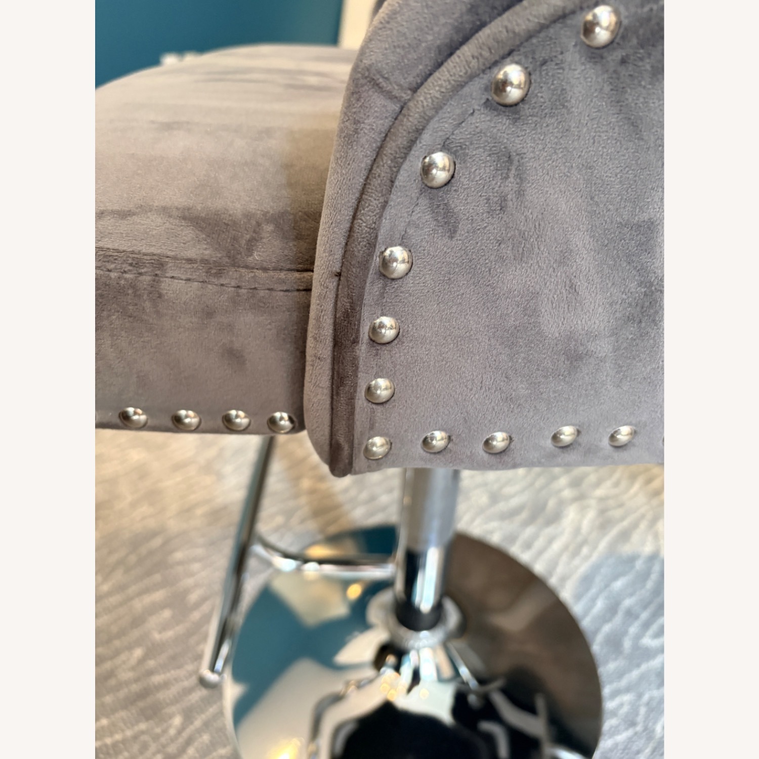 One King's Lane Gray Barstools - image-2