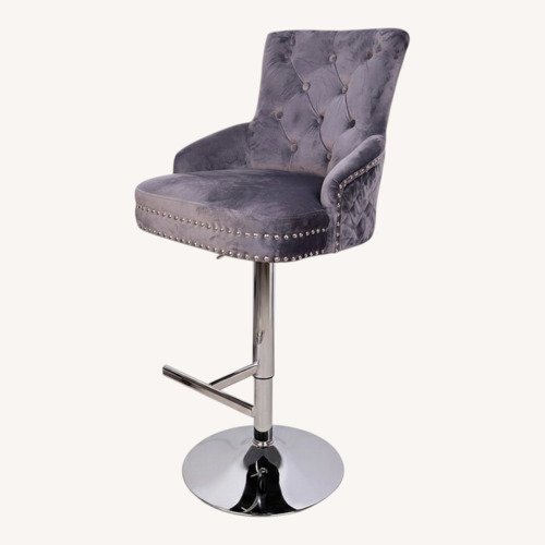 Used One King's Lane Gray Barstools for sale on AptDeco