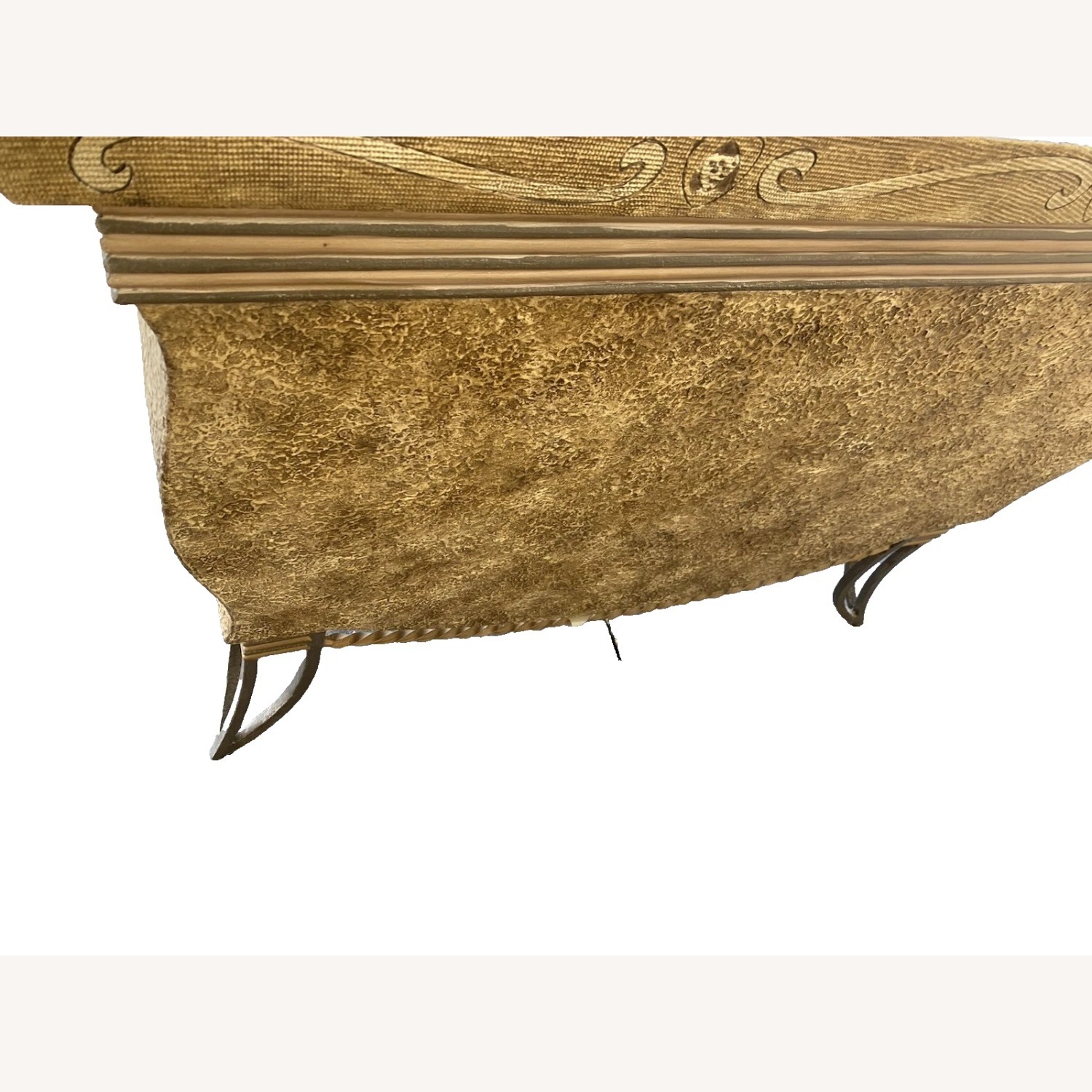 Modern Console Hall Table with Mirror - image-7