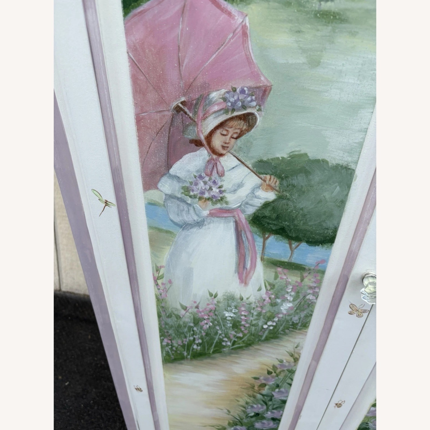 Custom Hand Made High Chest Chifferobe Cabinet - image-3