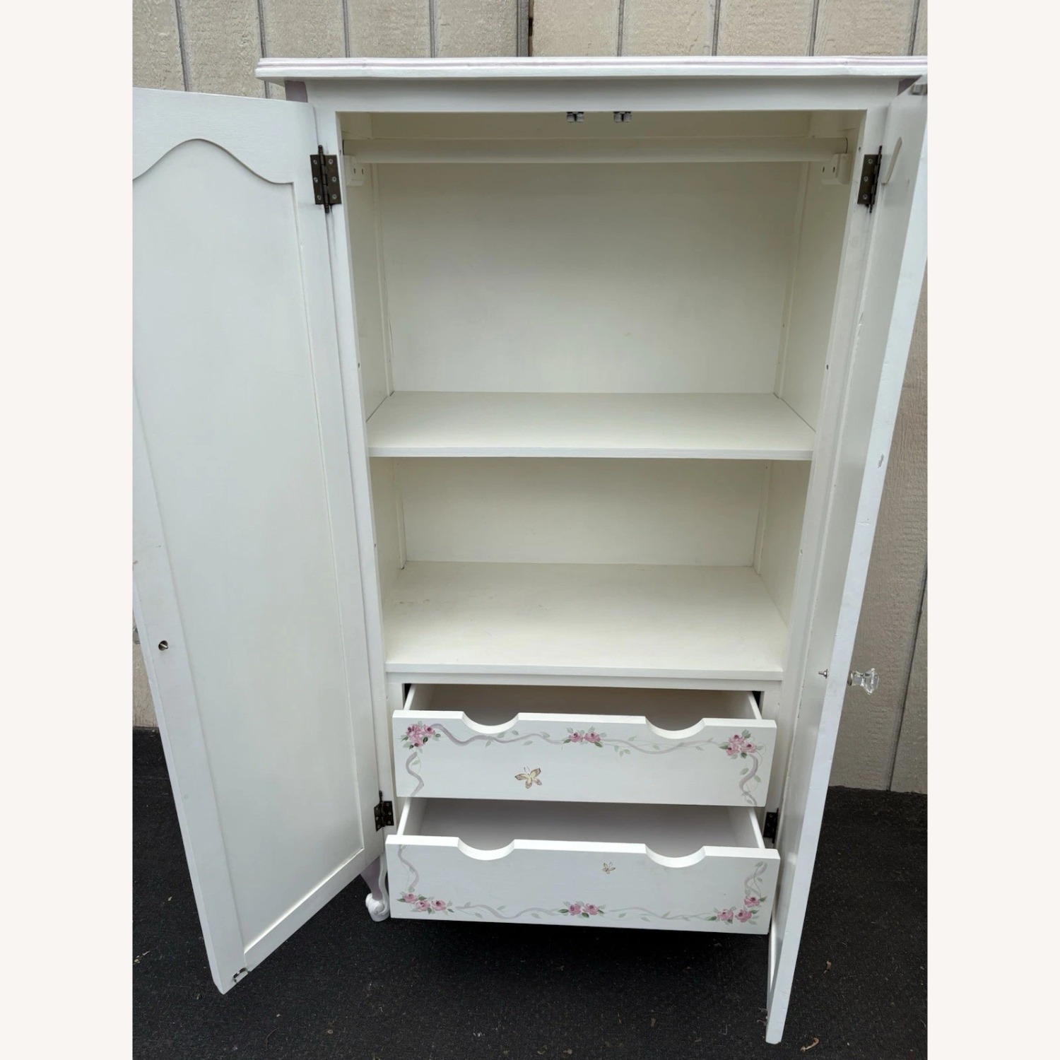 Custom Hand Made High Chest Chifferobe Cabinet - image-5