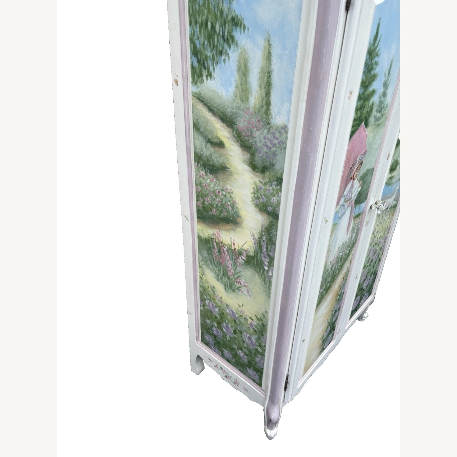 Custom Hand Made High Chest Chifferobe Cabinet - image-6