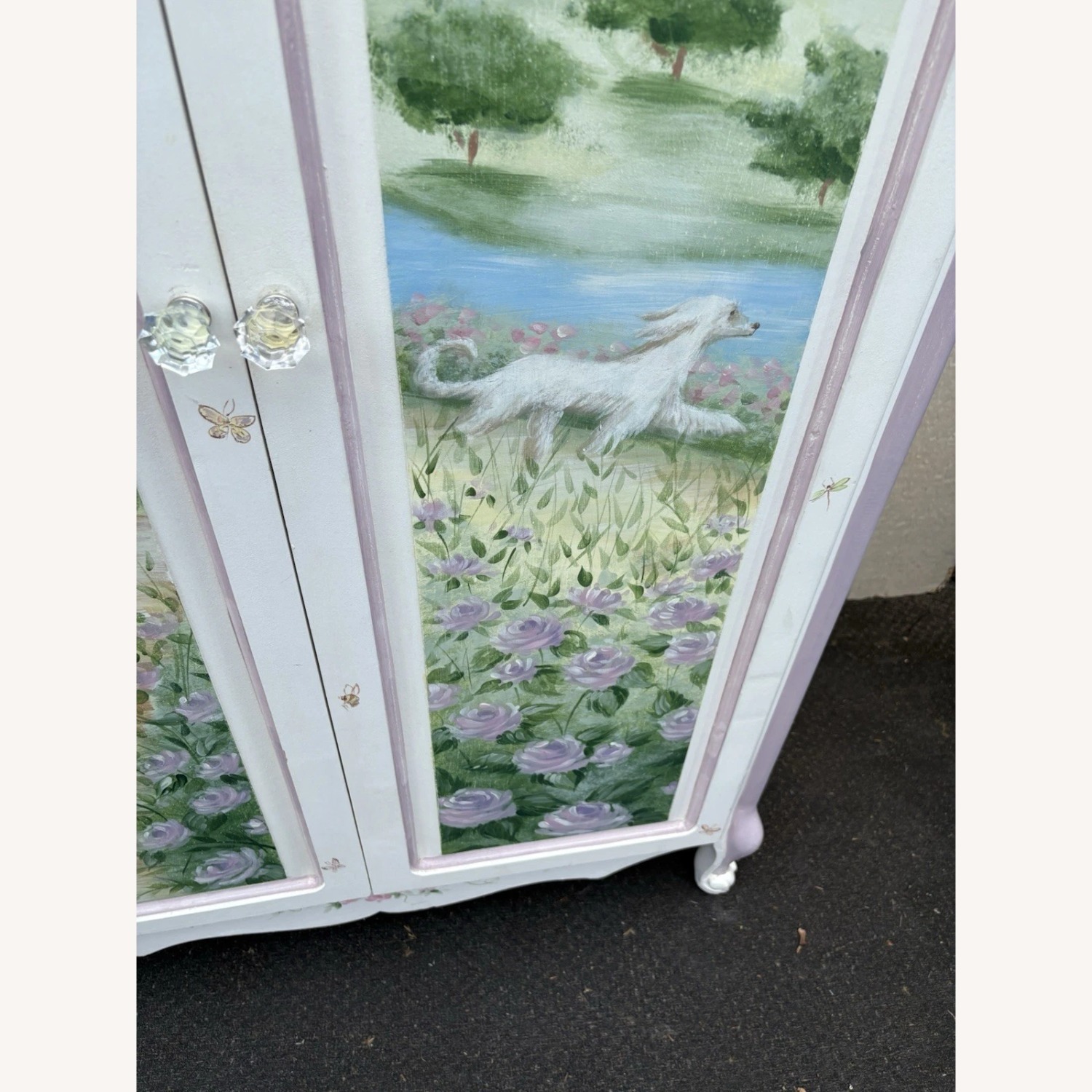 Custom Hand Made High Chest Chifferobe Cabinet - image-4