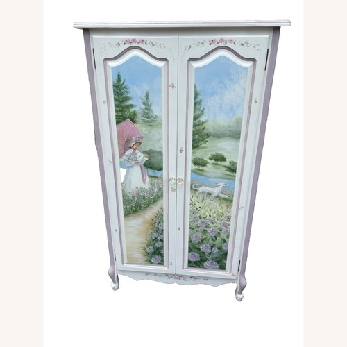 Used Custom Hand Made High Chest Chifferobe Cabinet for sale on AptDeco