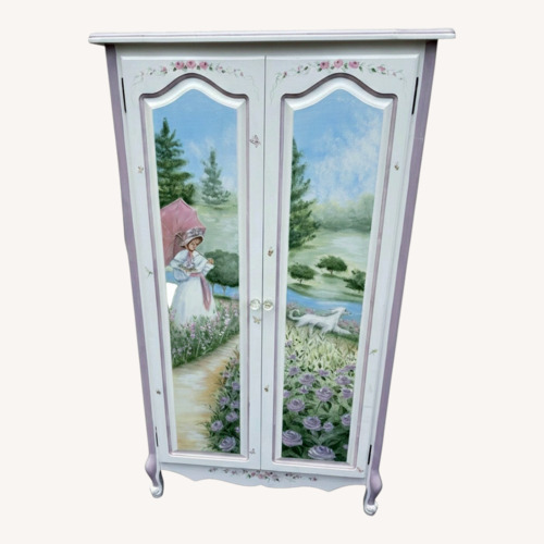 Used Custom Hand Made High Chest Chifferobe Cabinet for sale on AptDeco