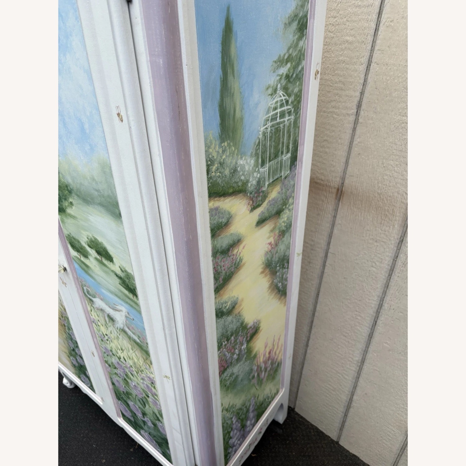 Custom Hand Made High Chest Chifferobe Cabinet - image-7