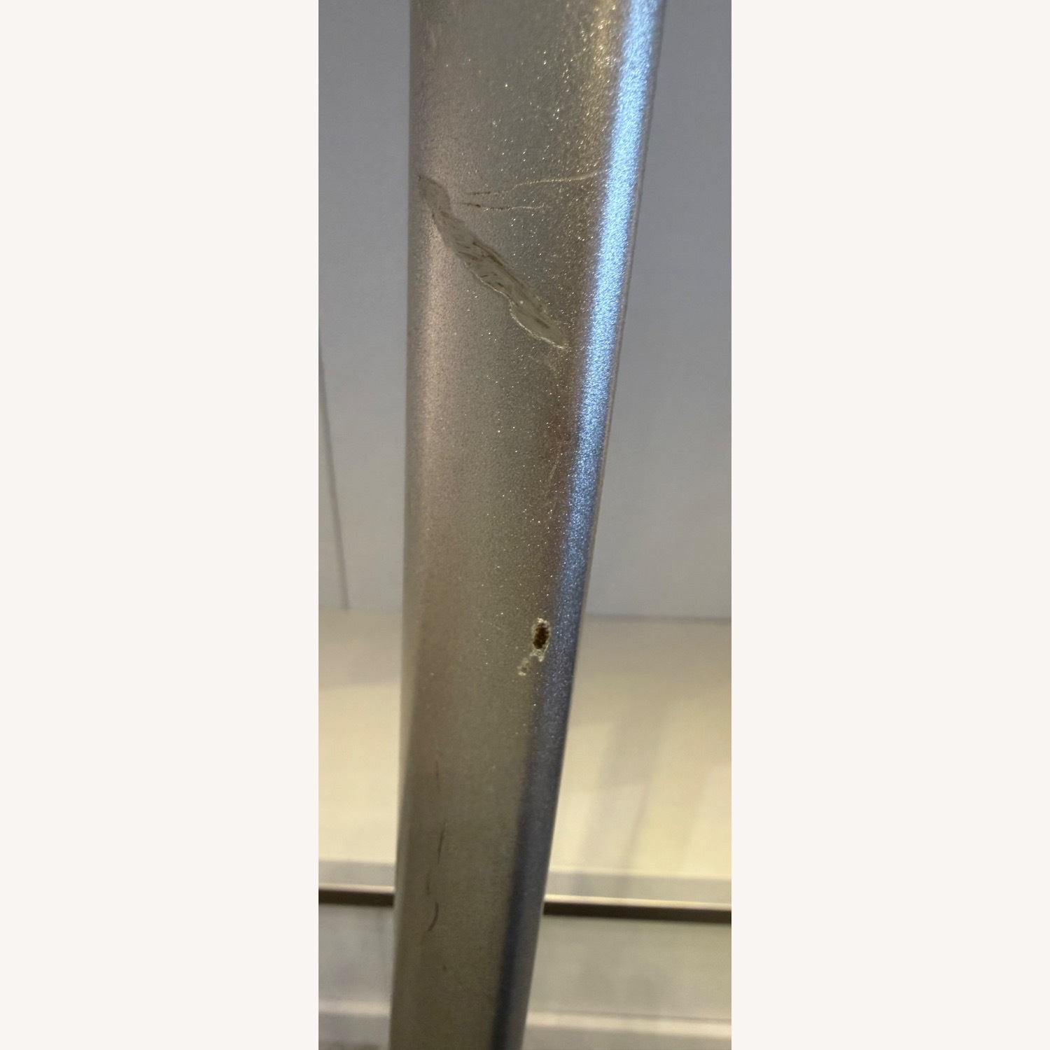 Hubbardton Forge Stasis Silver Glass Floor Lamp - image-4