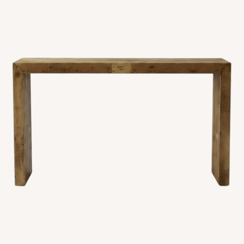 Used West Elm Emmerson Natural Wood Console Table for sale on AptDeco