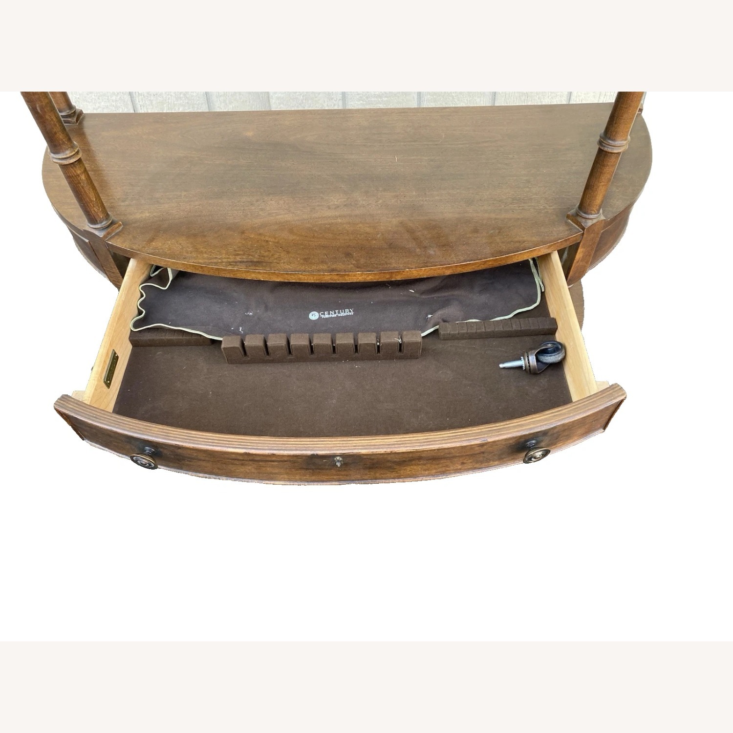 Century Furniture Marble Top Sideboard Cabinet - image-3