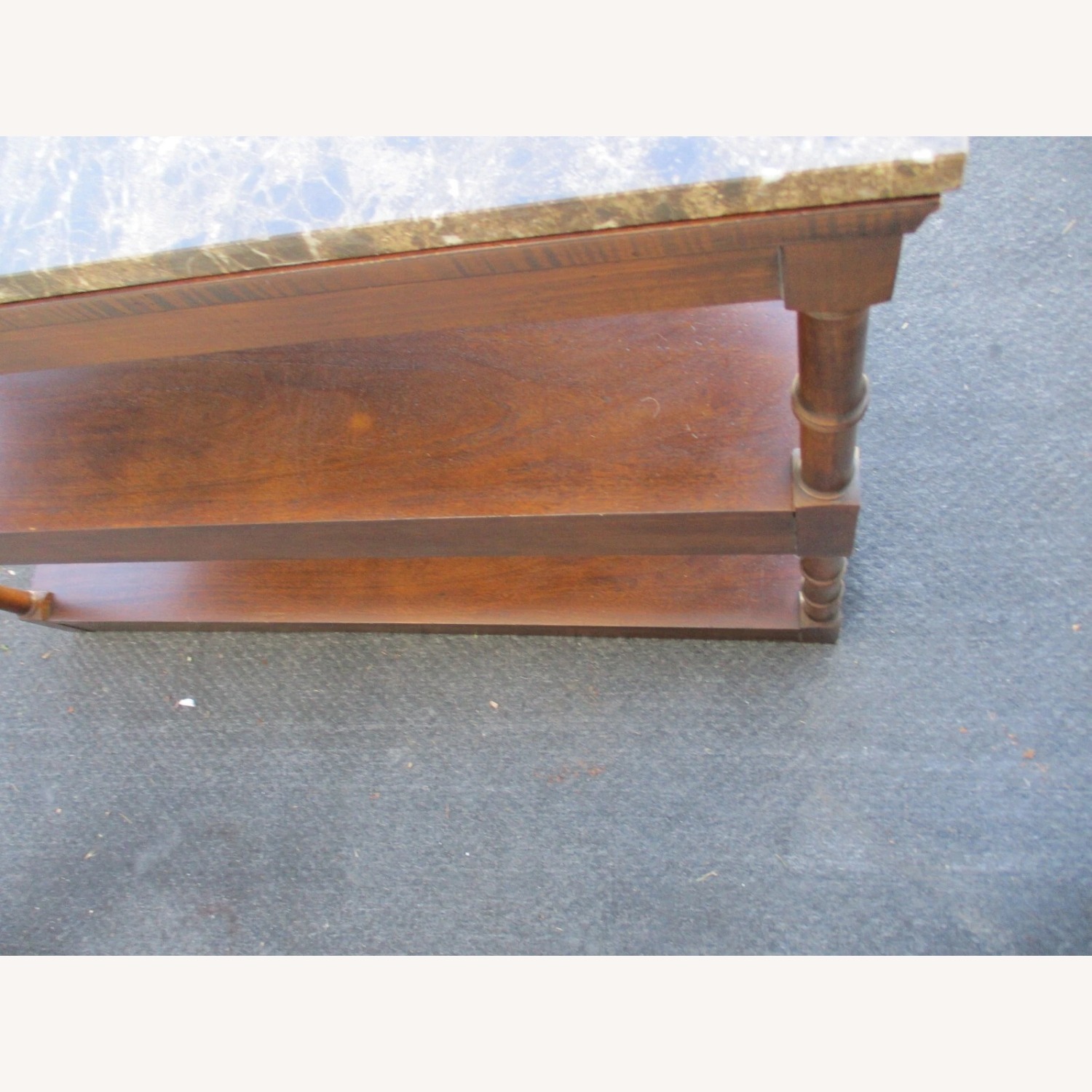 Century Furniture Marble Top Sideboard Cabinet - image-12