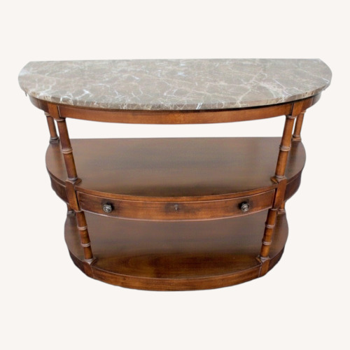 Used Century Furniture Marble Top Sideboard Cabinet for sale on AptDeco