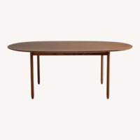 Blu Dot Dark Brown Wood Dining Table