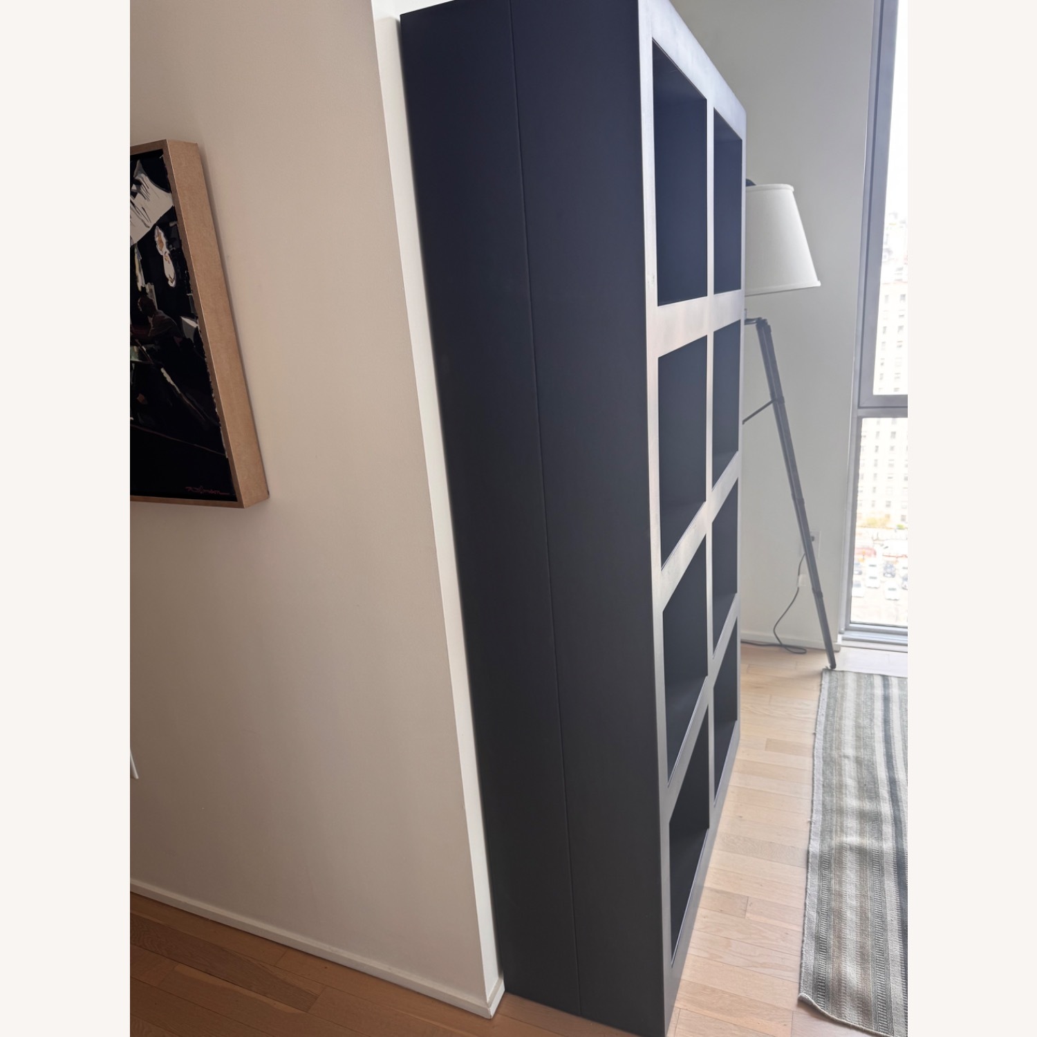 Crate & Barrel Shadow Box Tower Bookcase - image-3