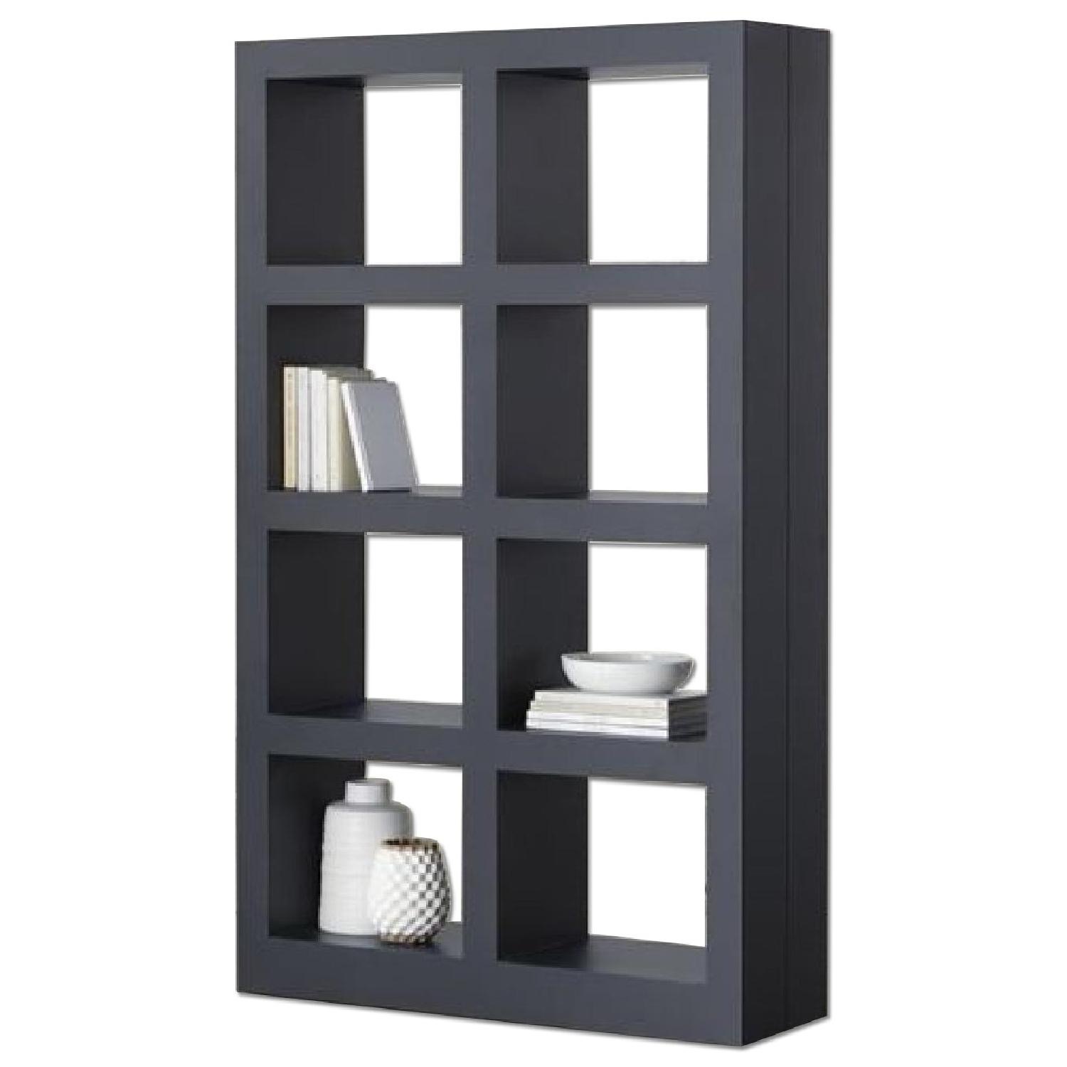 Crate & Barrel Shadow Box Tower Bookcase - image-10