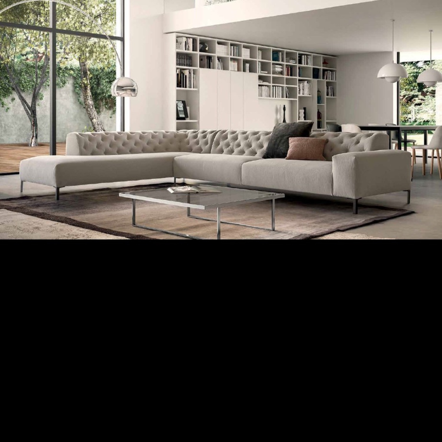 Icaro White Marble Square Coffee Table - image-2