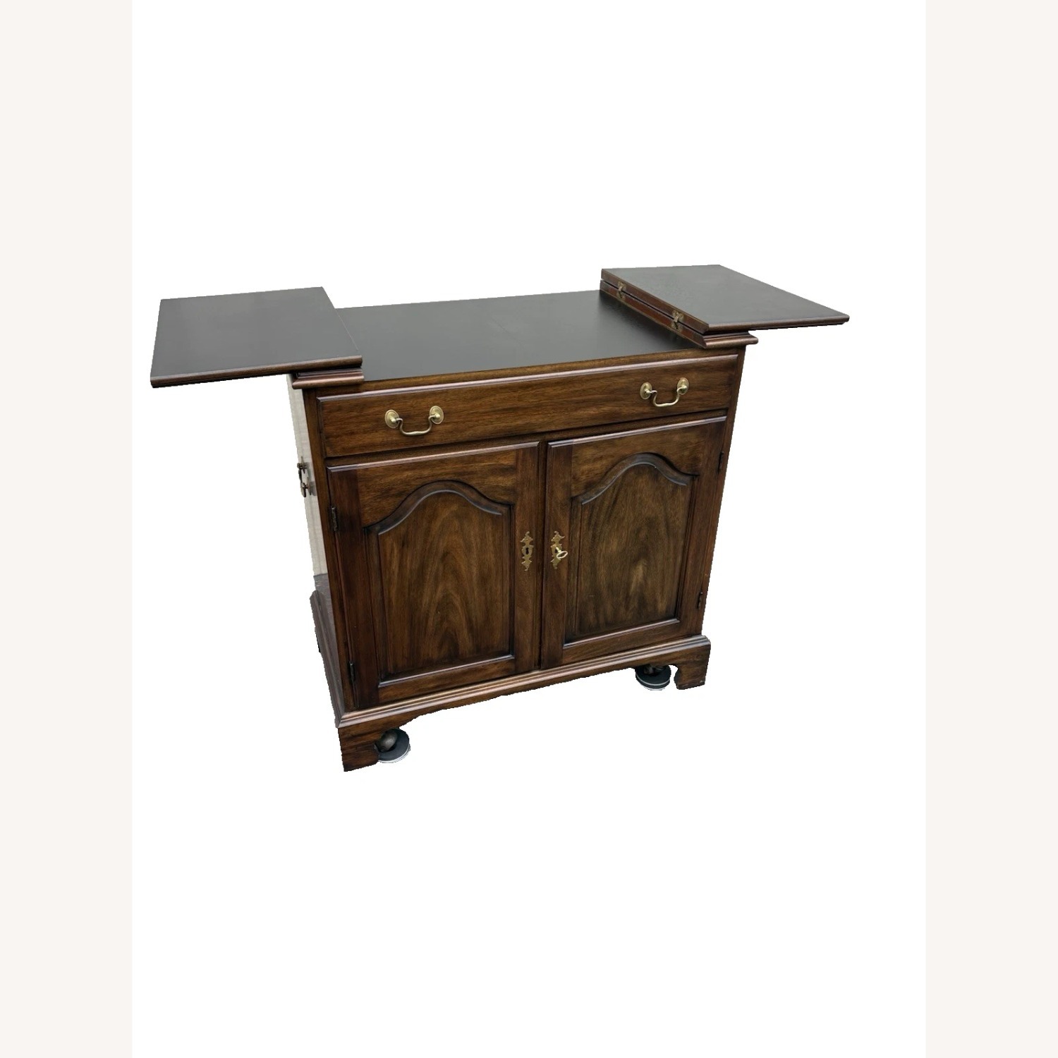 Henkel Harris Cherry Bar Cart Sideboard - image-2