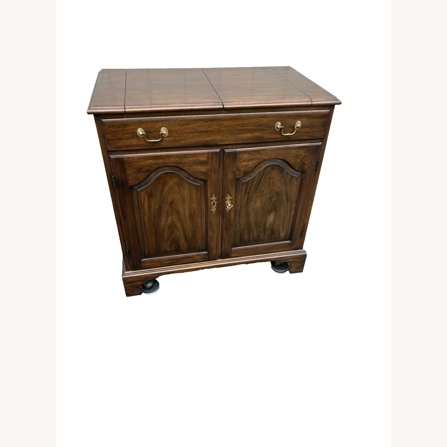Henkel Harris Cherry Bar Cart Sideboard - image-1