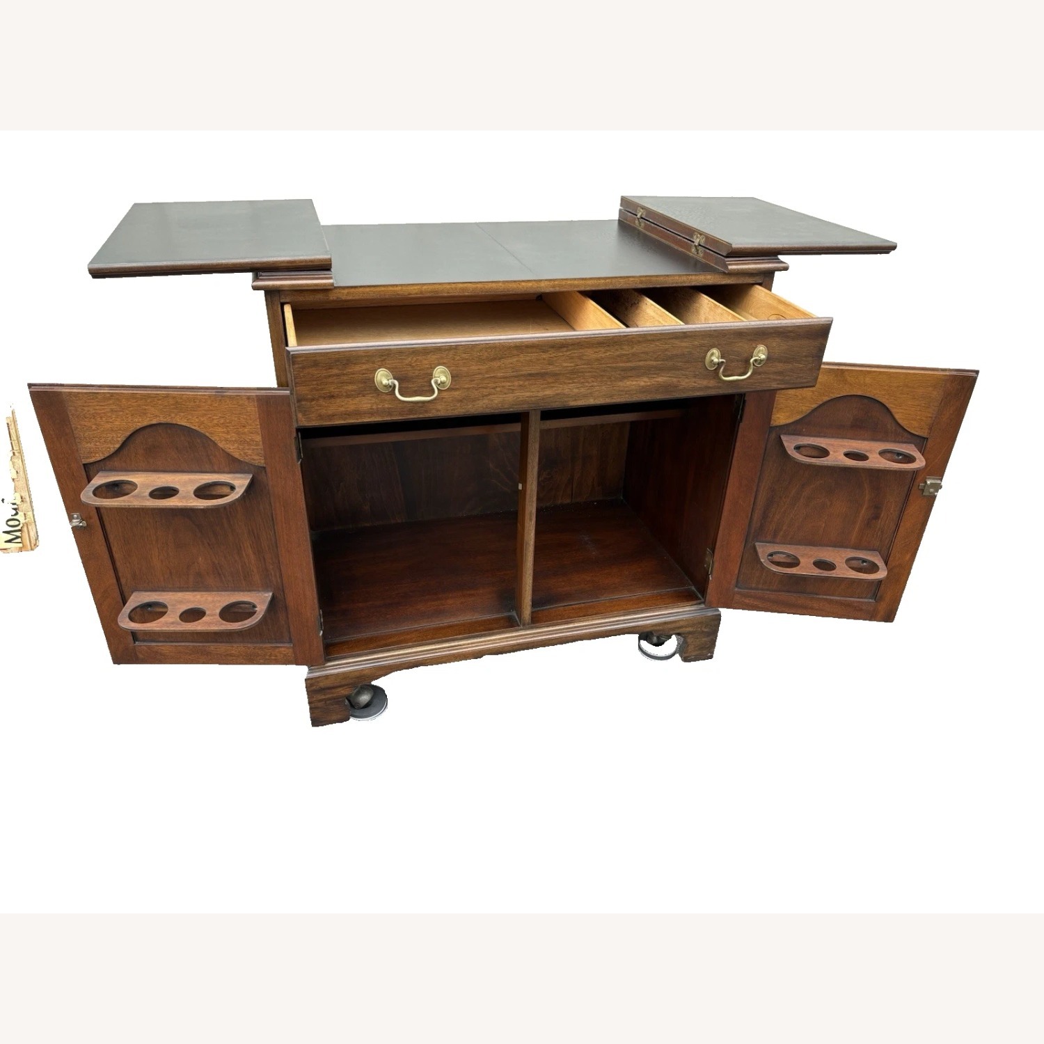 Henkel Harris Cherry Bar Cart Sideboard - image-5