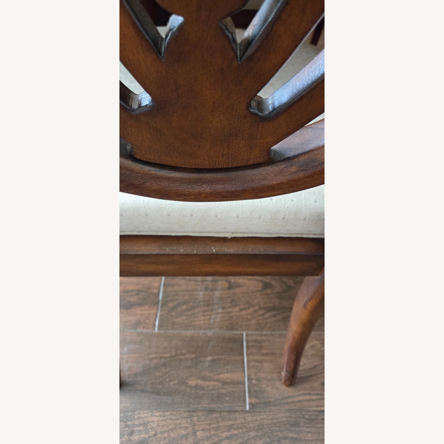 Vintage Wood Dining Set W 2 Extensions. Sits 6-12  - image-8