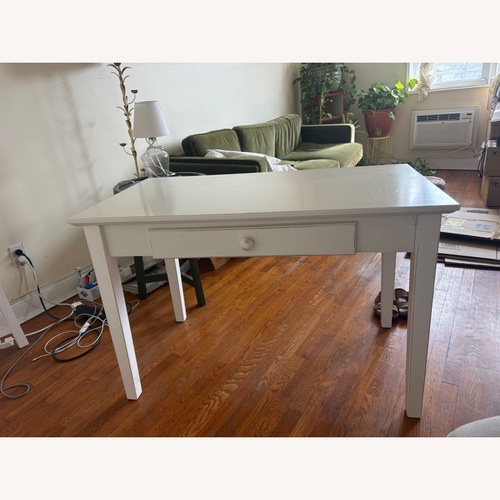 Used Pottery Barn White Desk for sale on AptDeco