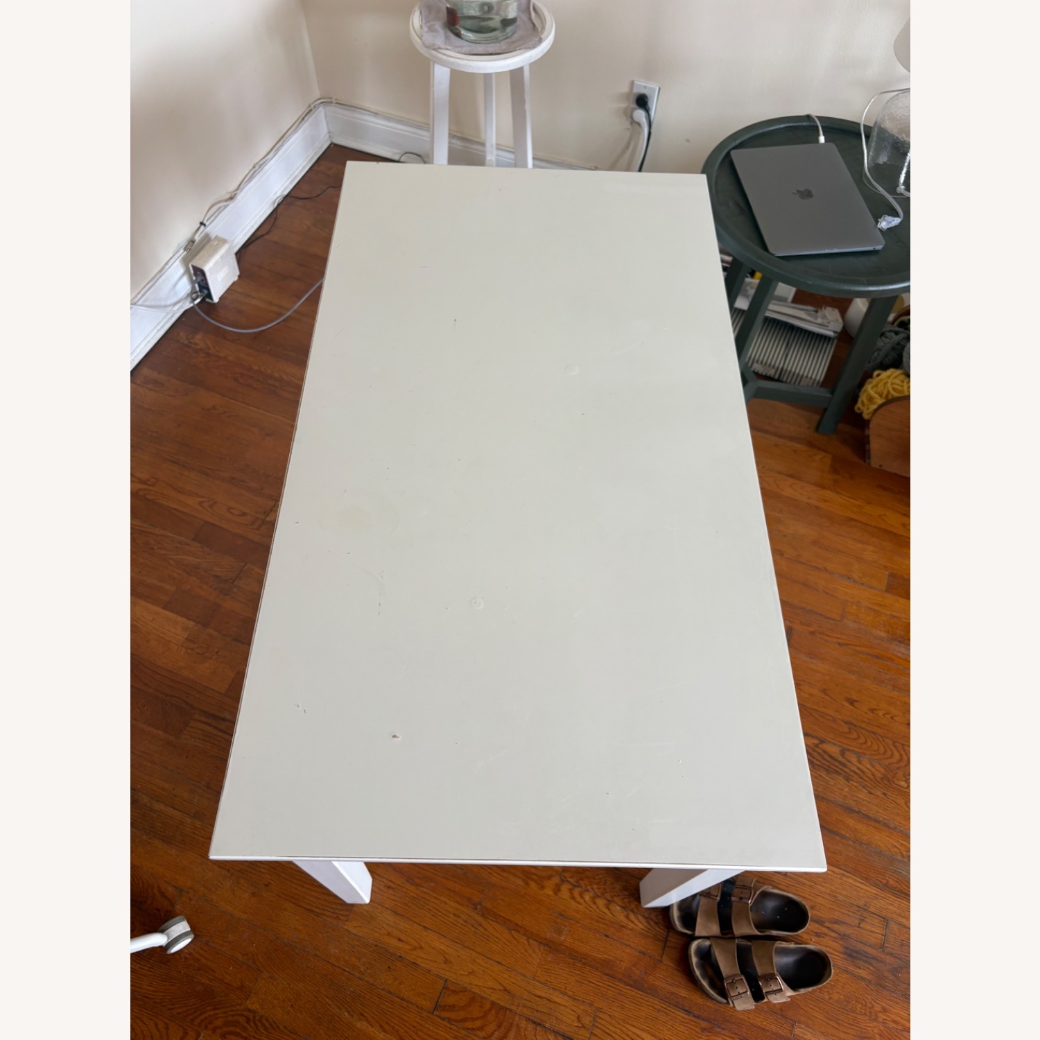 Pottery Barn White Desk - image-2